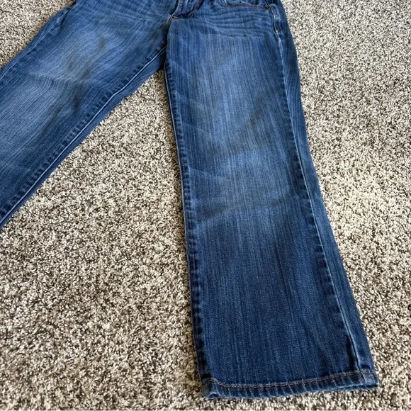 Lucky Brand Sweet Crop Straight Jeans Women 2/26 Denim Mid Rise Classic Fit - Picture 3 of 12